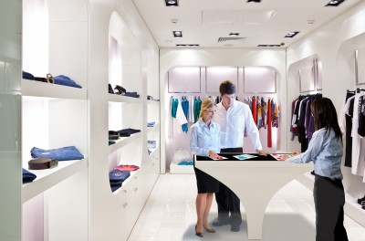 3M Multi-touch in Clothing Store