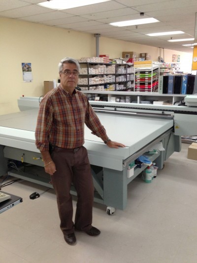 Pictured is CDMPrint president Valdalino Ferreira.