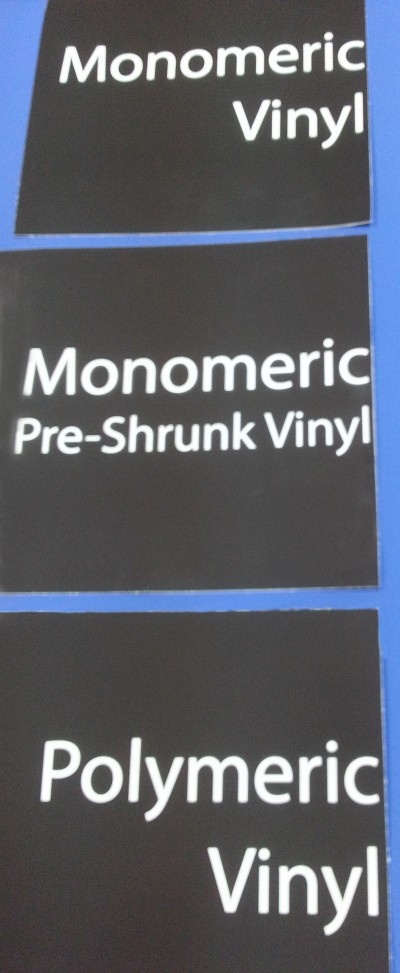Pre-shrinking helps less expensive monomeric vinyl perform similarly in the field to more expensive polymeric vinyl.