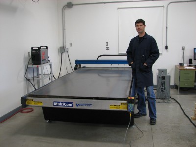 Pictured is Wayne Clark, owner of Clark Steel Design and Fabrication.