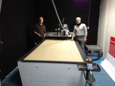 Duff Graphics installed a CNC router-knife machine in fall 2011. Photo courtesy Multicam Canada
