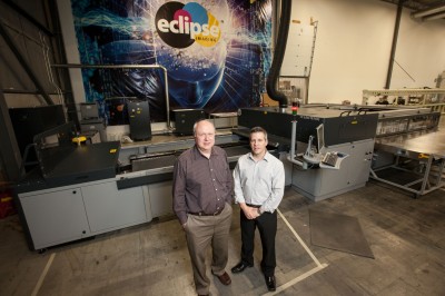 Pictured left to right are Ralph Misale and Grant Malcolm, owners of Eclipse Colour and Imaging.