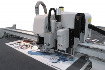 Specialized software can analyze irregular graphic shapes and determine the most efficient layout.