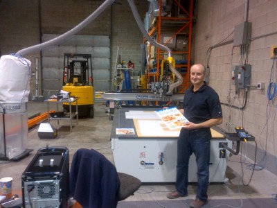 Pictured is Guy Soucy, owner of Haystacks Media Production.