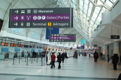 Terminal 3 comprises zones A, B and C, while Terminal 1 features zones D, E and F.