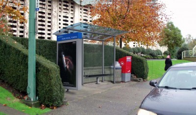West Vancouver bus shelter