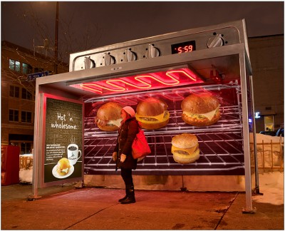 Toaster bus shelter