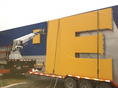 LEDs are just beginning to be used to illuminate larger sign letters.