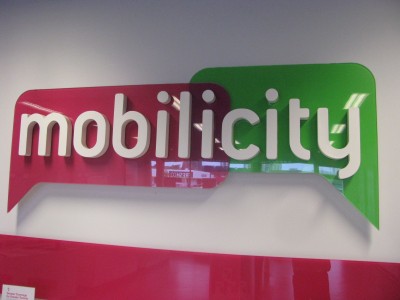 One of the shop’s newer clients is Mobilicity, a telecommunications provider that installs cast letters inside its stores.