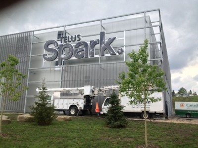 The site was cleaned of all debris from the installation work.