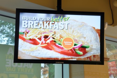 Subway digital signage