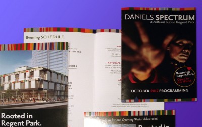 The building’s colourful ‘ribbons’ are now featured in all related communications, including programs, announcements and web pages.