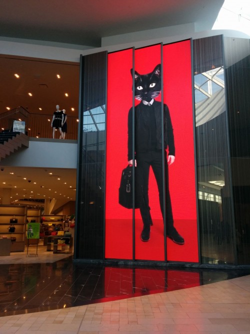 Holt Renfrew is updating the displays with seasonal campaign content.