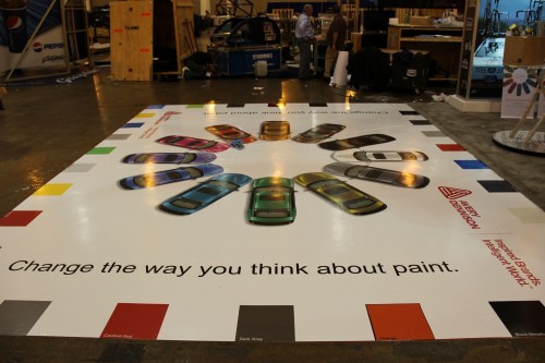 Floor graphics need an anti-slip coating.