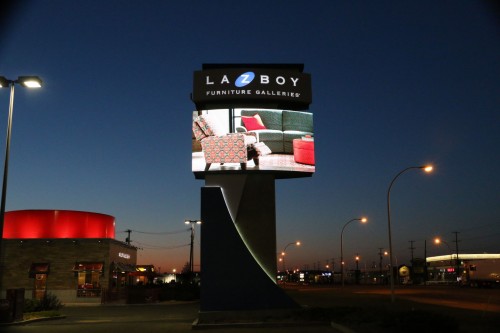 Free Standing Signs and Best in show - Landale Signs - Comfort Furniture (La-Z-Boy)