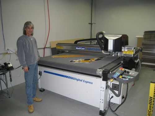 Pictured is Scott Brown, cutter operator.