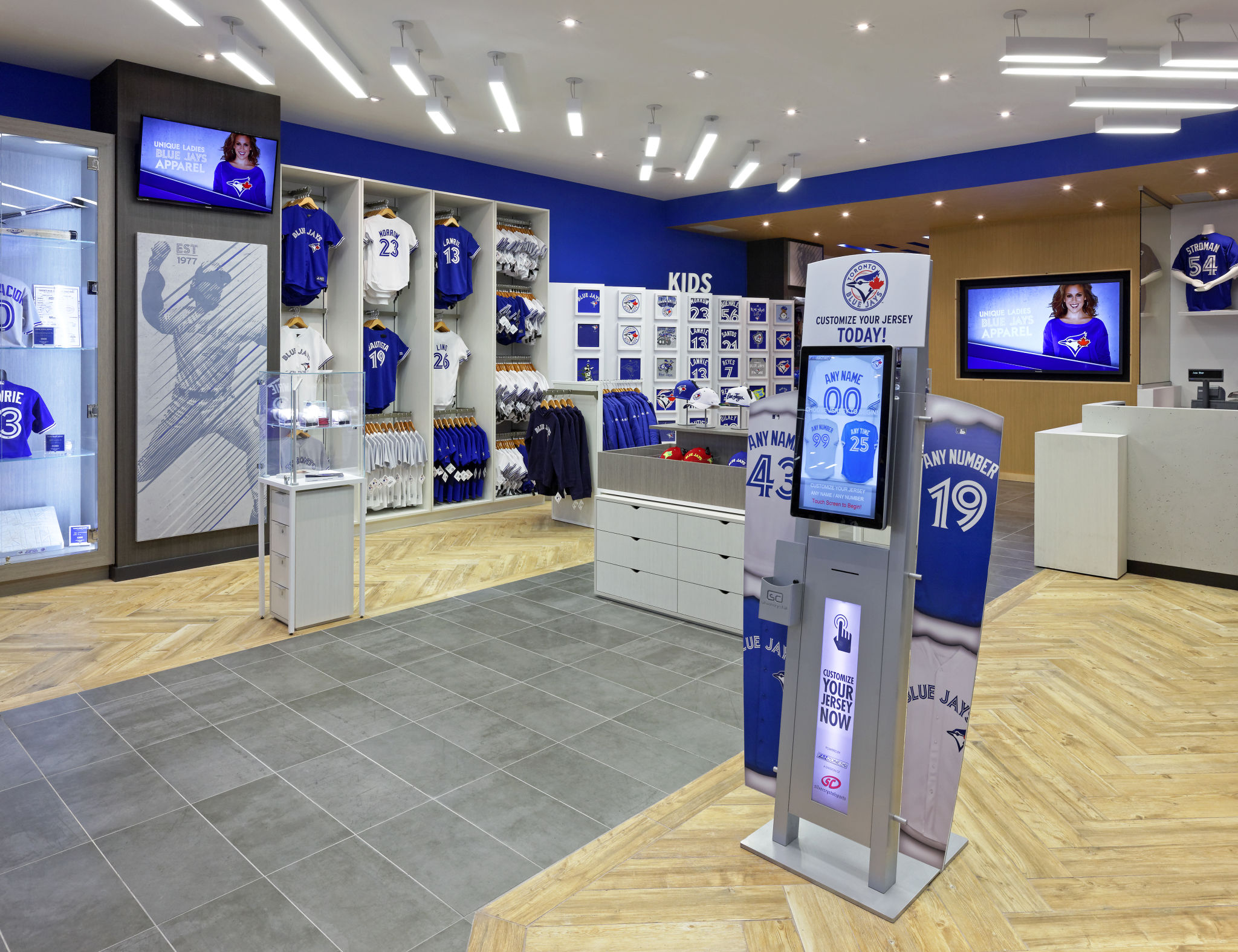 Retail design goes digital for latest Jays Shop - Sign Media Canada