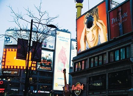Headache_billboard_at_Yonge_Dundas_Street