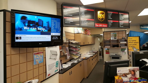 UPS Store Digital Signage