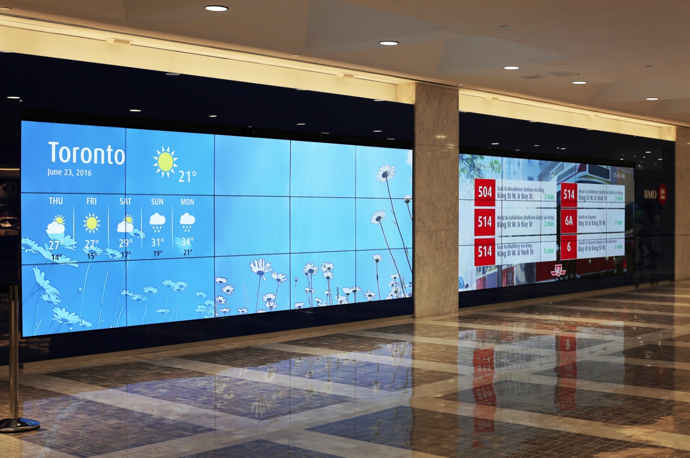 BMO CDM Video Wall