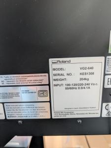 Roland VG2 640 TrueVIS photo.