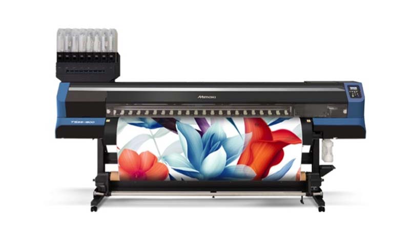 Photo courtesy Mimaki USA Mimaki USA has released the TS55-1800, a new dye-sublimation transfer inkjet printer.