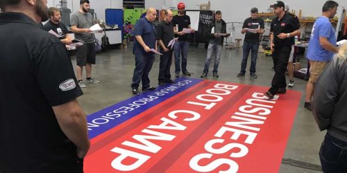 Photo courtesy Avery Dennison The schedule for Avery Dennison’s 2019 Business Boot Camp for wrap professionals is now available.