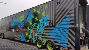Bullitt Auto Detail and Vinyl Wraps applied a vinyl film to a 16-m (53-ft) trailer.