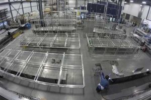 Cabinet structure assembly.