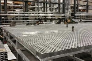 Cabinet perforated faces pre-assembly test.
