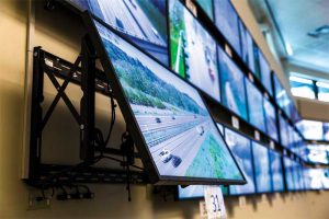 Photo courtesy NEC Display Solutions of America For easier installation and lower-cost maintenance, video wall panels should allow for front and rear access.
