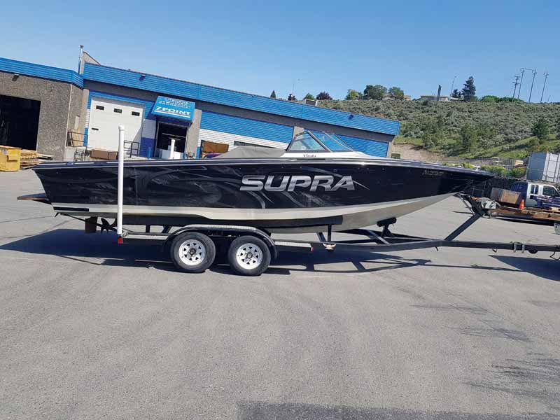 Replicating a wooden boat with vinyl wrap