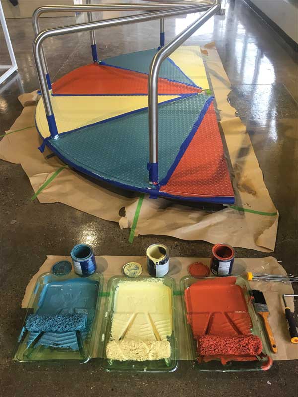 Creating Carnival Carousel Display