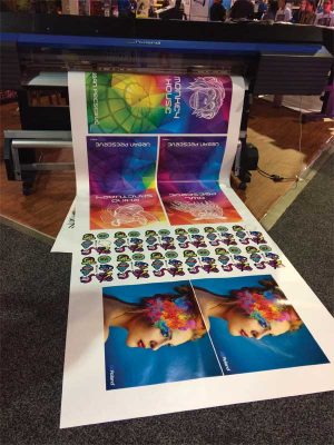 Self-adhesive vinyl is widely used because it can be mounted and applied to rigid media with or without lamination.