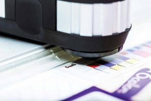 A good colour management system will capture and use the spectral data of brand colours.
