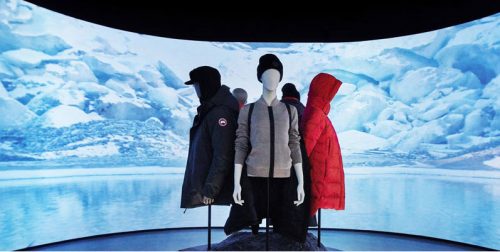 Photo courtesy Canada Goose Canada Goose recently opened an interactive retail concept store in Toronto.