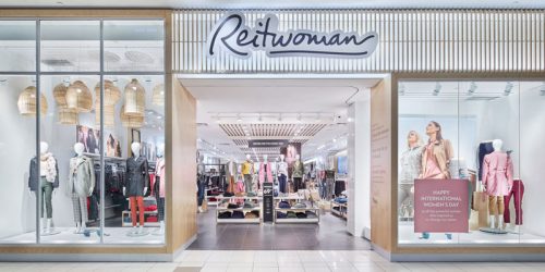 Photo courtesy Kevin Belanger Reitmans recently celebrated International Women’s Day with dynamic storefront signage.