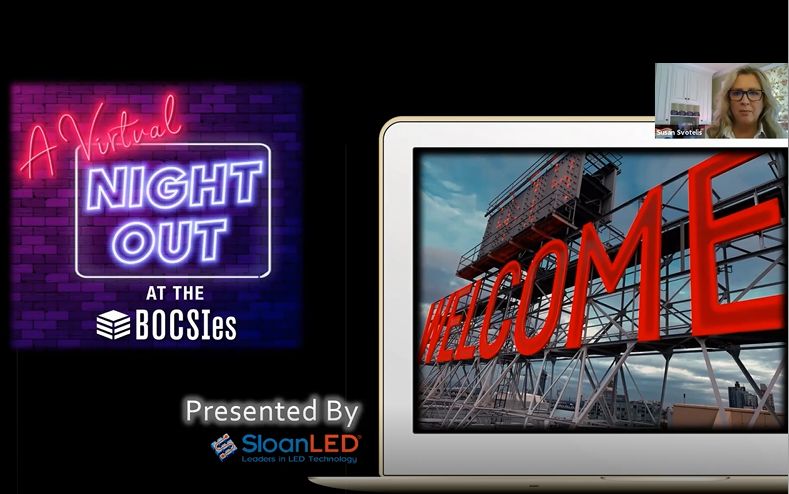 Logo for Sloan LED A Virtual Night at the BOSCIes.