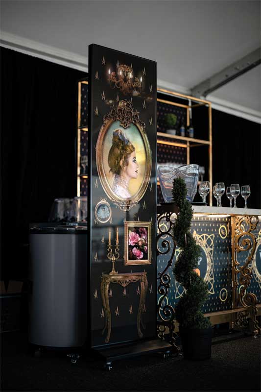 The light-emitting diode (LED) displays attracted and engaged guests as they waited to receive their drinks and offered brand continuity.