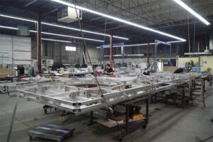 When finalizing the drawings, the Gregory Signs team had to map out the fabrication of the sign within the shop space. matte black and flames added to the hood. When finalizing the drawings, the Gregory Signs team had to map out the fabrication of the sign within the shop space. matte black and flames added to the hood.