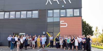 Xaar staff at the inauguration of the new global headquarters.
