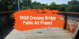 Photo courtesy City of Brantford The public art project is intended to celebrate the TH&B Crossing Bridge in Brantford, Ont. by featuring art created by community members that represents the local history, culture, events, places, and people.