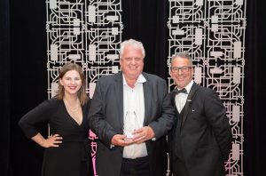 Keith Edwards (centre) with Carly McHugh and Francois Lussier. Photo courtesy williammeijer.ca