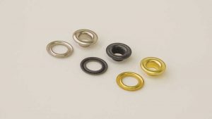 Finish options from left to right: nickel plating, dull black, and plain brass.
