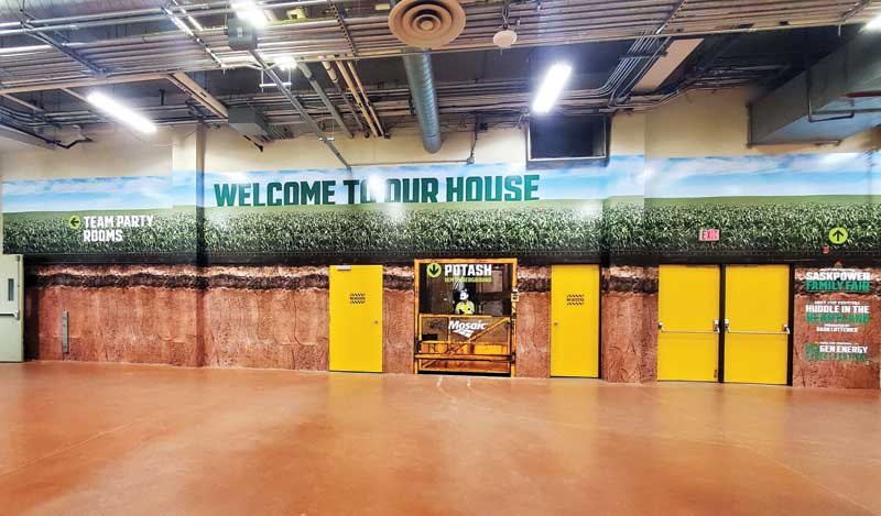 “Welcome To Our House” Wall Wrap - Directional Corridor