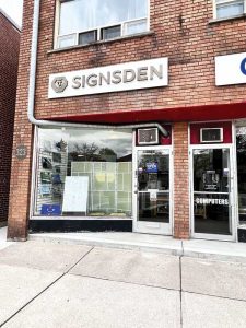 The 69.6-m<sup>2</sup> (750-sf) shop is located on Lakeshore Road East in Port Credit, Mississauga.