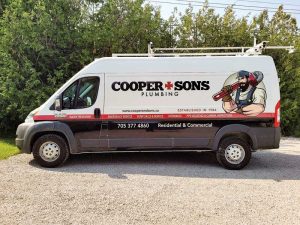 A van wrap for a local plumbing company.