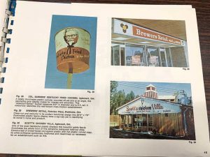 Examples of signs the company has done in the past for KFC.