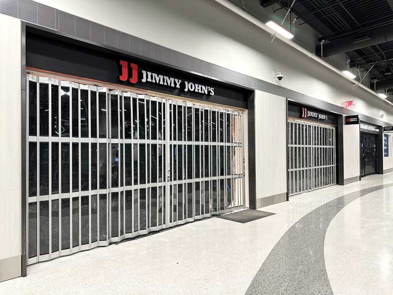 Storefront and blade signage for Jimmy John's.