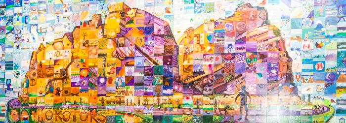 A mosaic.